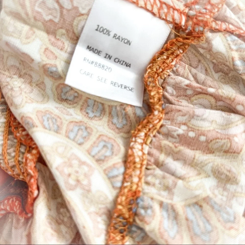 NWT Rachel Zoe Pleated Paisley Floral Print Mini Skirt